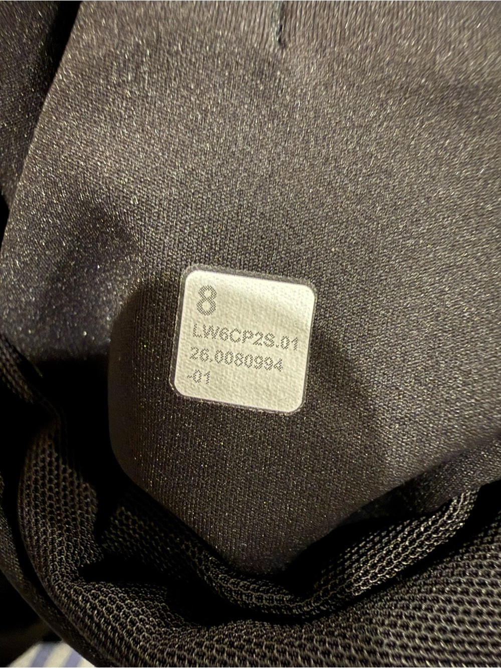 lululemon Fast and Free High-Rise Crop 19" 5 Pocket  - Black - Size 8